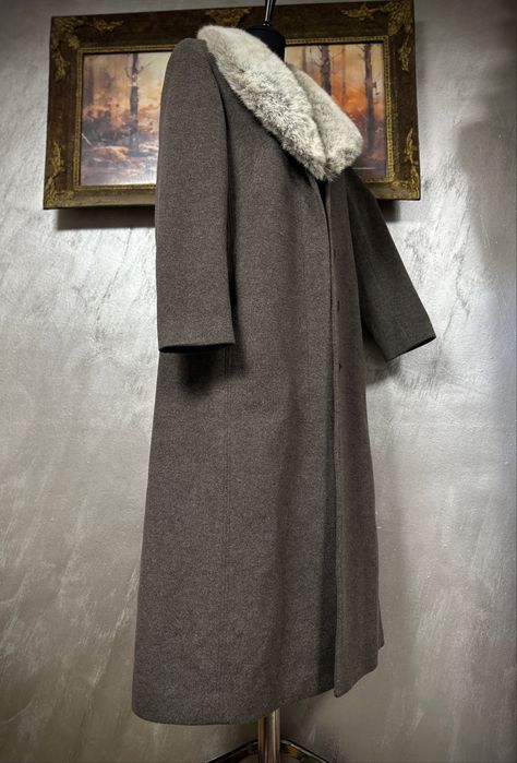 Palton lung elegant/70% wool, 10% angora