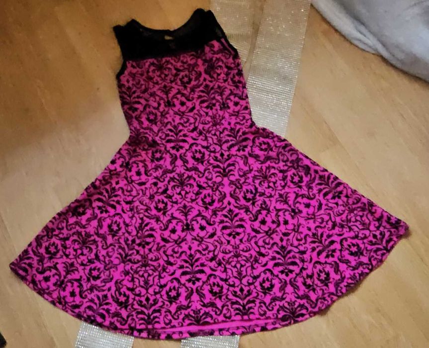 Rochie de vara culoare ciclam vasta 11-12 ani River Island