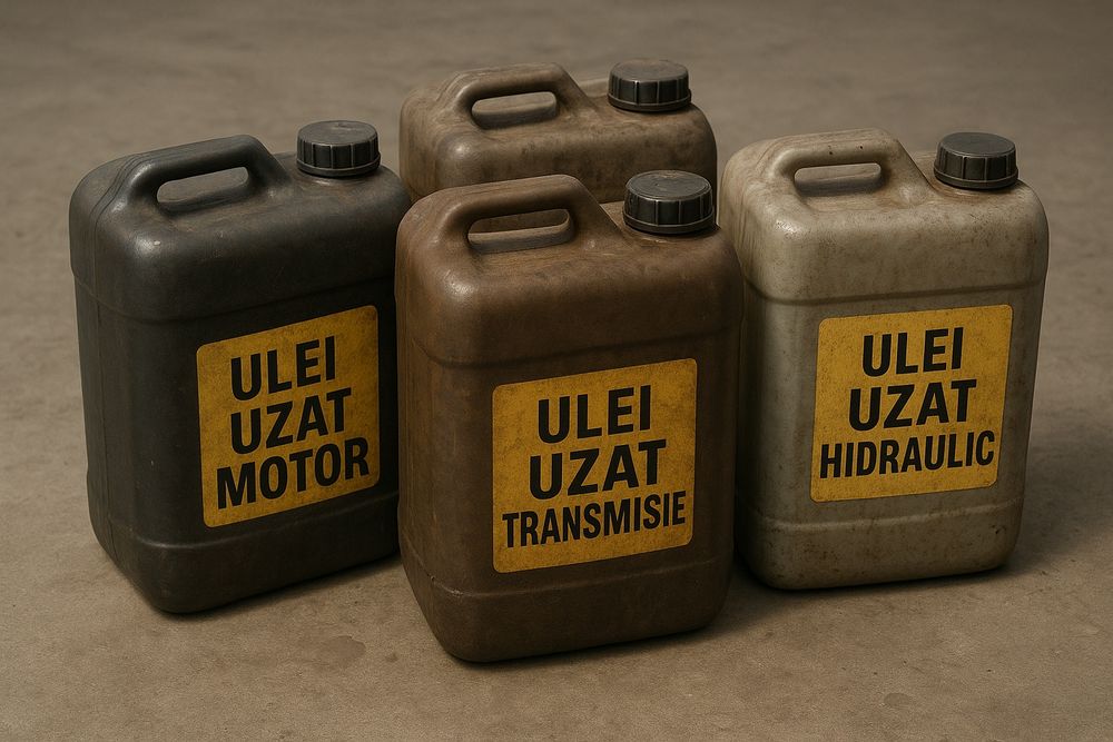 Vând ulei uzat (ulei utilaje)