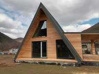 Cabana A-Frame de diferite modele si case din lemn de vanzare