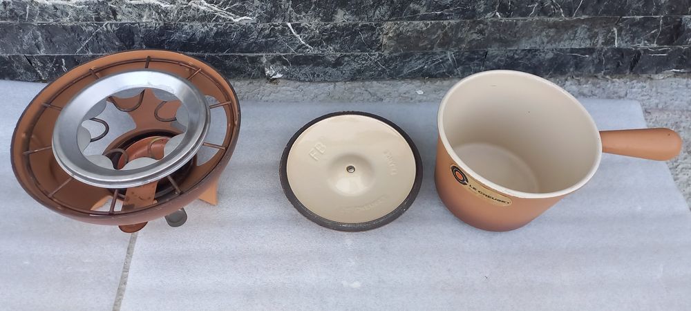 Le Creuset tigaie oala cratiță fonta profesionala Made France veche