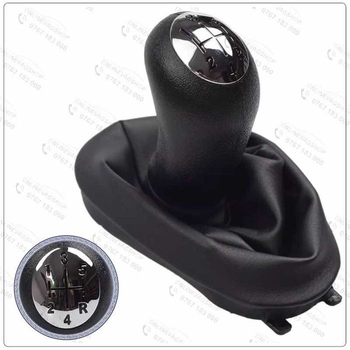 Nuca piele + manson schimbator Dacia Logan 2004-2012, Renault Clio 2