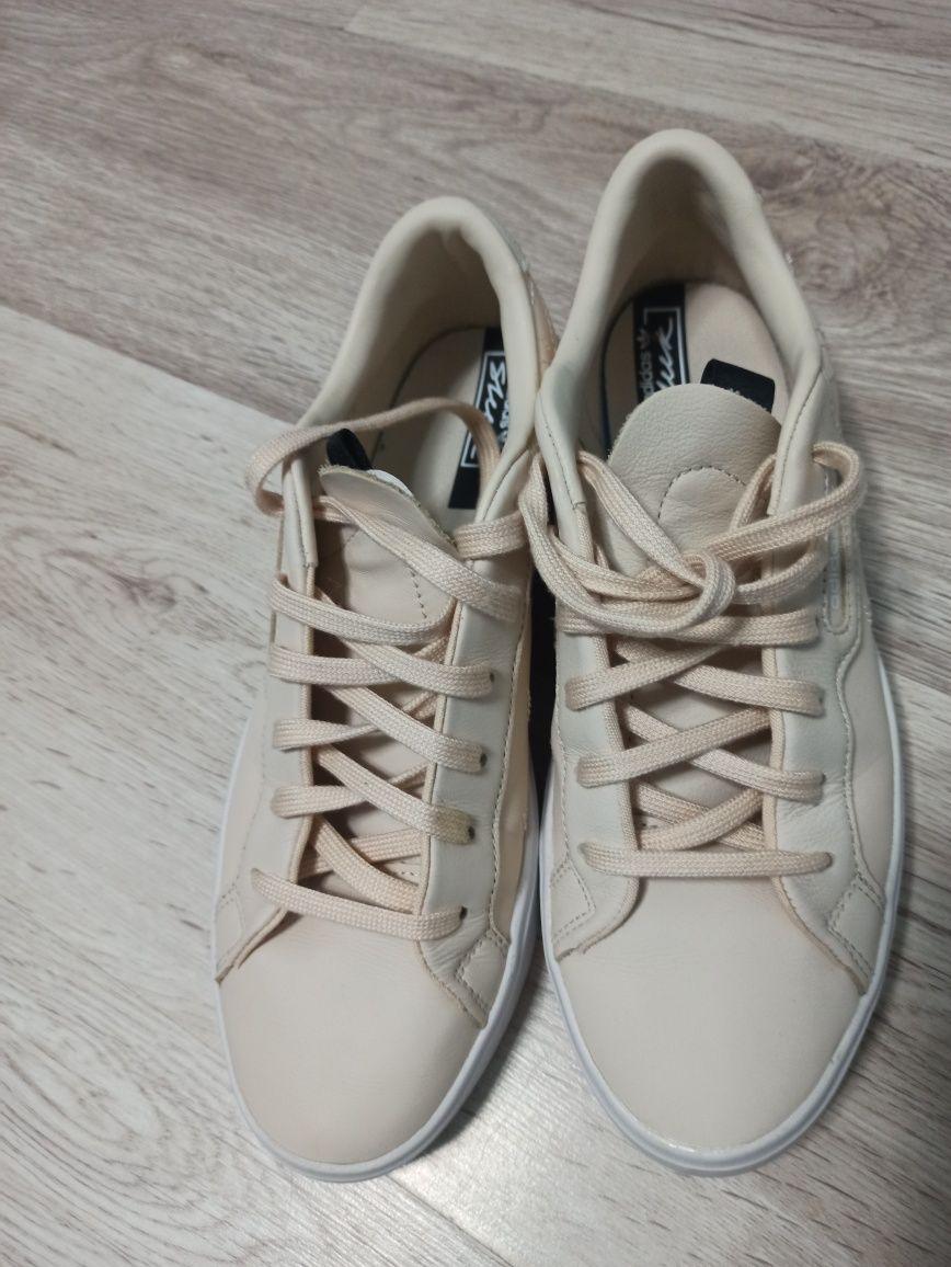 Teniși Adidas Piele Naturala Nude/Bej Mărimea 40 6½