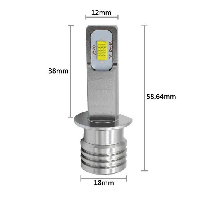ЛЕД/LED диодни крушки за халоген H1 мини