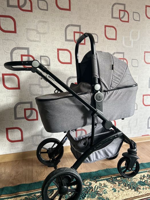 Коляска люлька + прогулочный блок