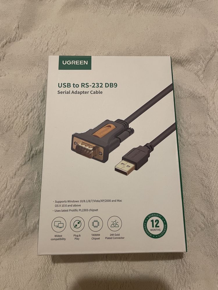 USB to RS-232 DB9 адаптер