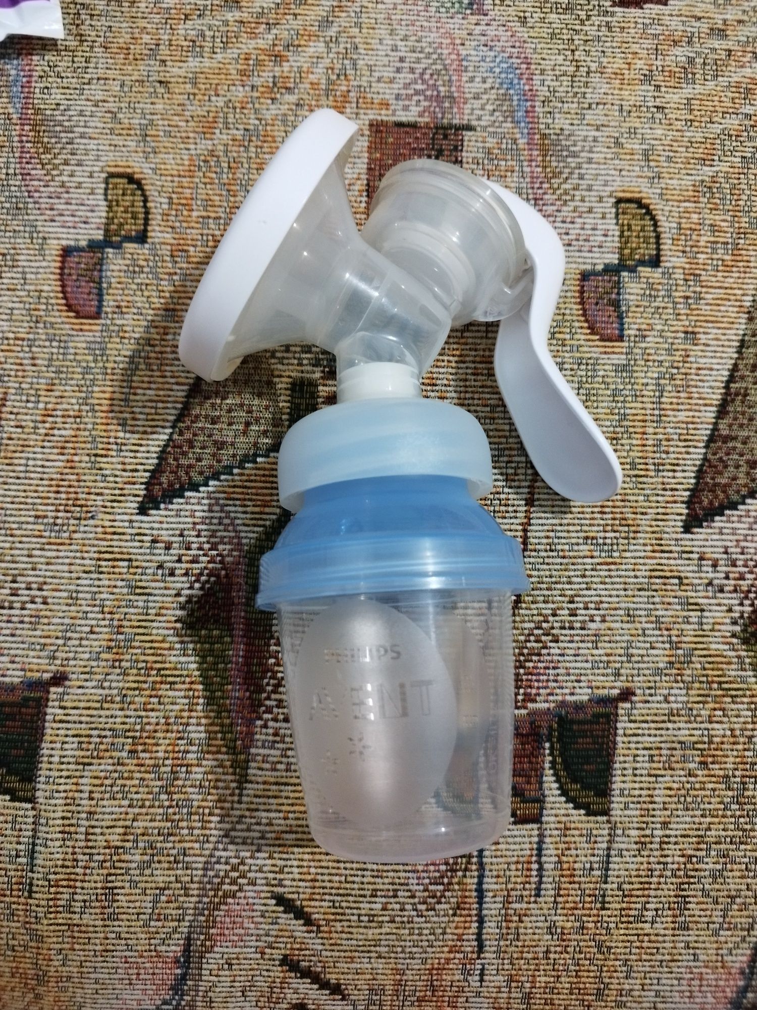 Ръчна помпа за изцеждане Philips Avent - Natural Motion, с чаши Via