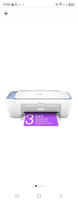 Multifunctional WIRELES inkjet color HP DeskJet 2822e NOU