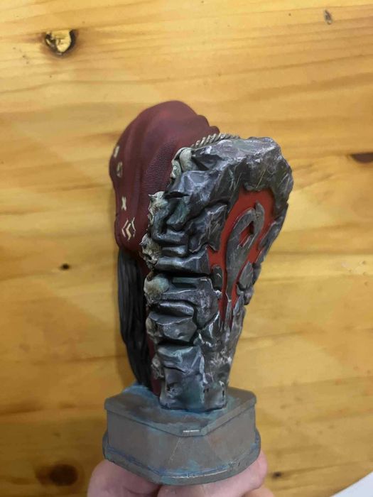 Bust Gul'dan World of Warcraft – 3D print pe rasina, pictat panual