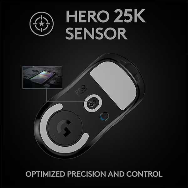 Mouse Gaming Logitech Pro X Superlight 25k DPI LightSpeed Hero Sigilat