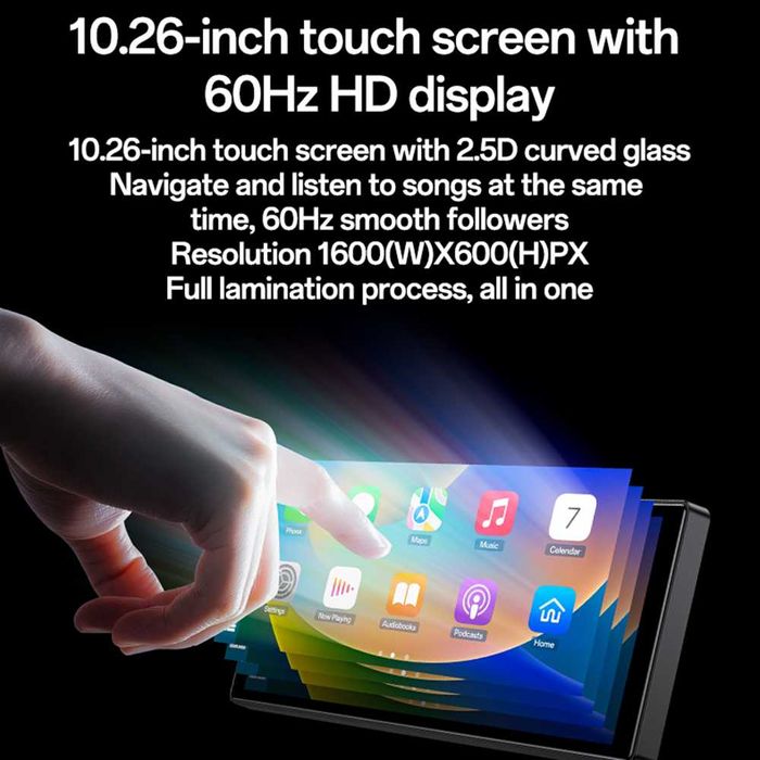 Видеорегистратор с CarPlay и две камери за твоя автомобил