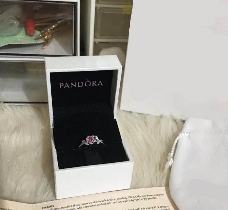 Inel Pandora argint 925 frumoasa si bestia disney belle printesa