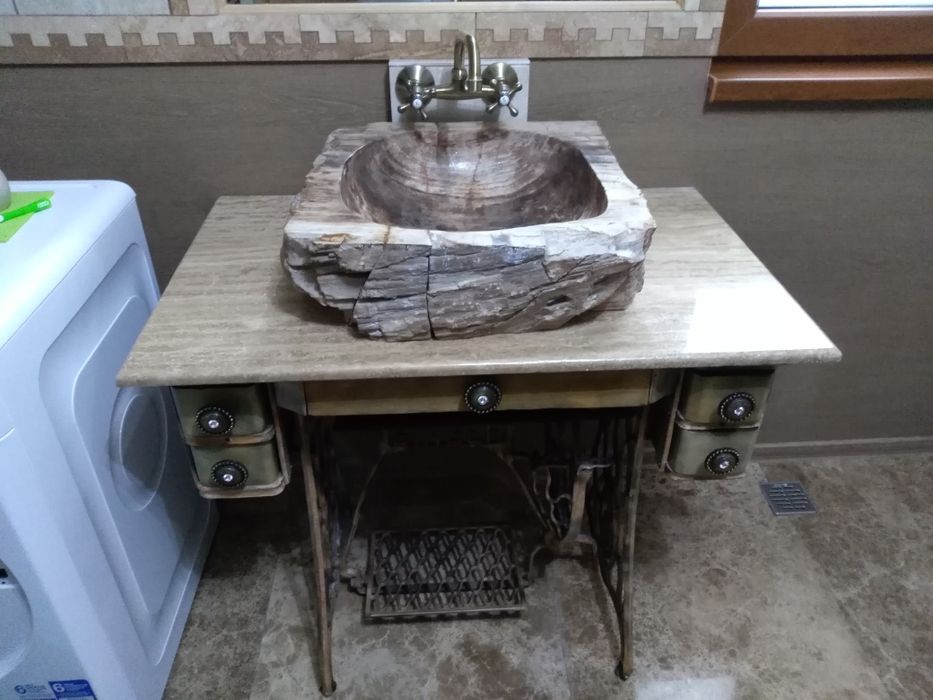 Lavoar+masa+baterie vintage
