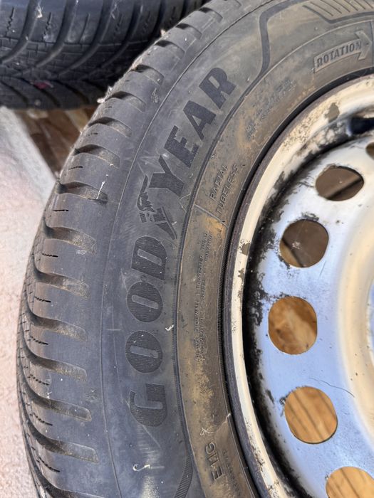 Set roti otel cu cauciucuri iarna 5x112 195/65 R15/Dot 2023