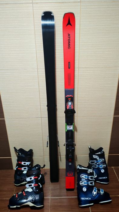 Set schiuri atomic savor 148-150 cm- clapari ski