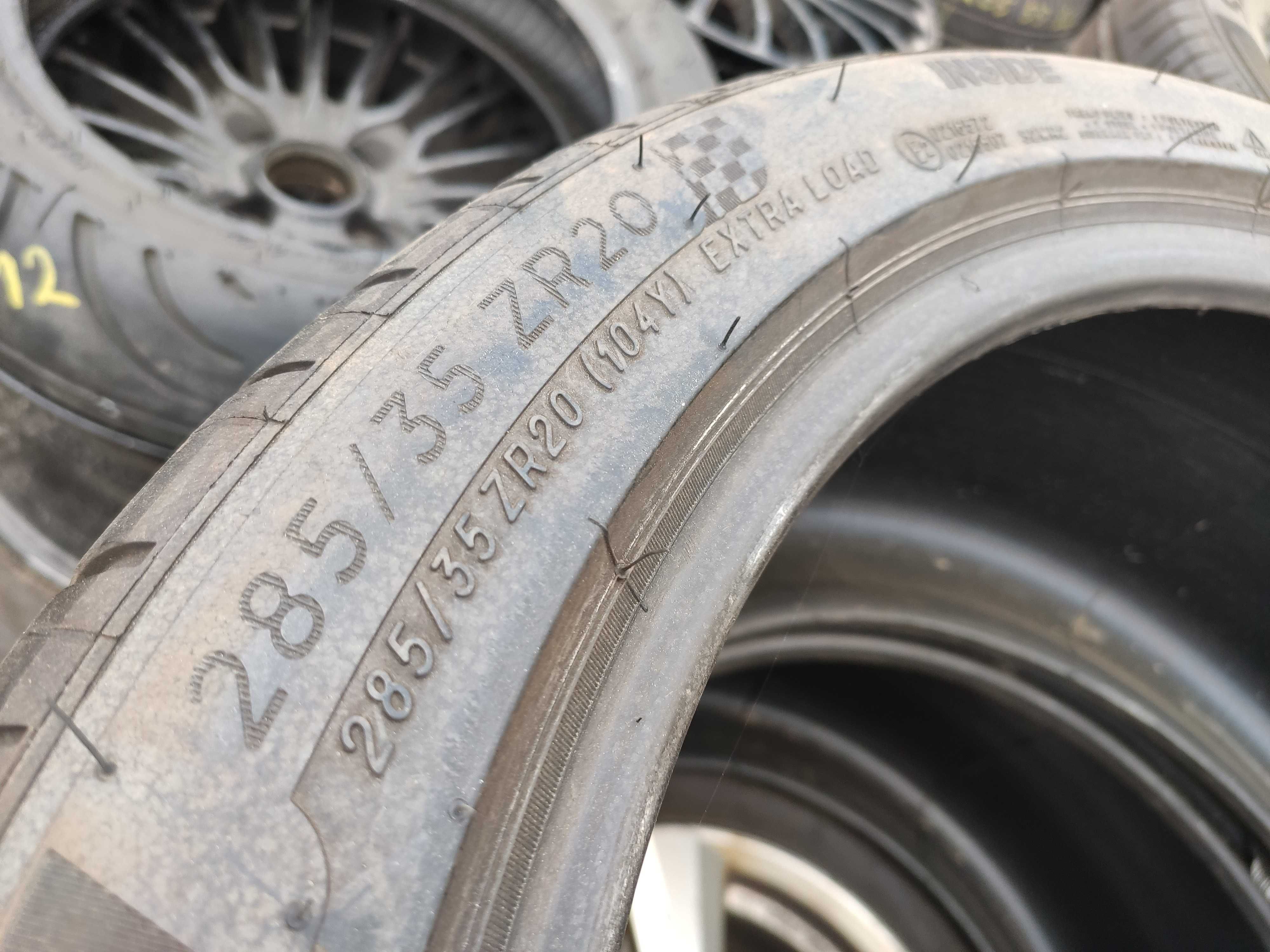 2бр Летни гуми 285 35 20 - Michelin Pilot Sport 4s - DOT 2022