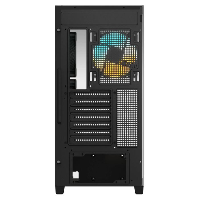 C500 panoramic stealth, mid-tower, atx, negru