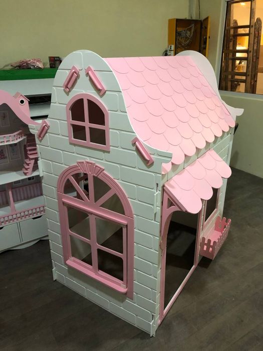 Деревянный домик для детей разборный подарок на новый год