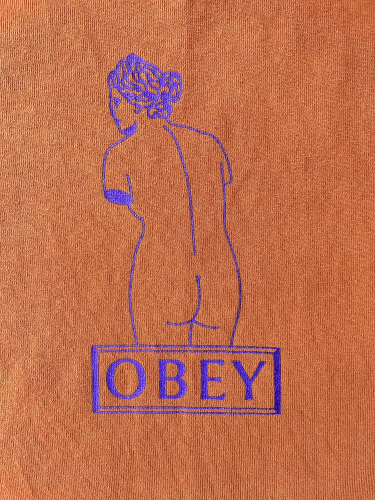 OBEY памучна тениска - M