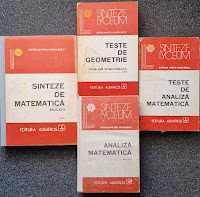 Analiza Matematica + Sinteze + Teste Geometrie  Nicolescu (4 vol)