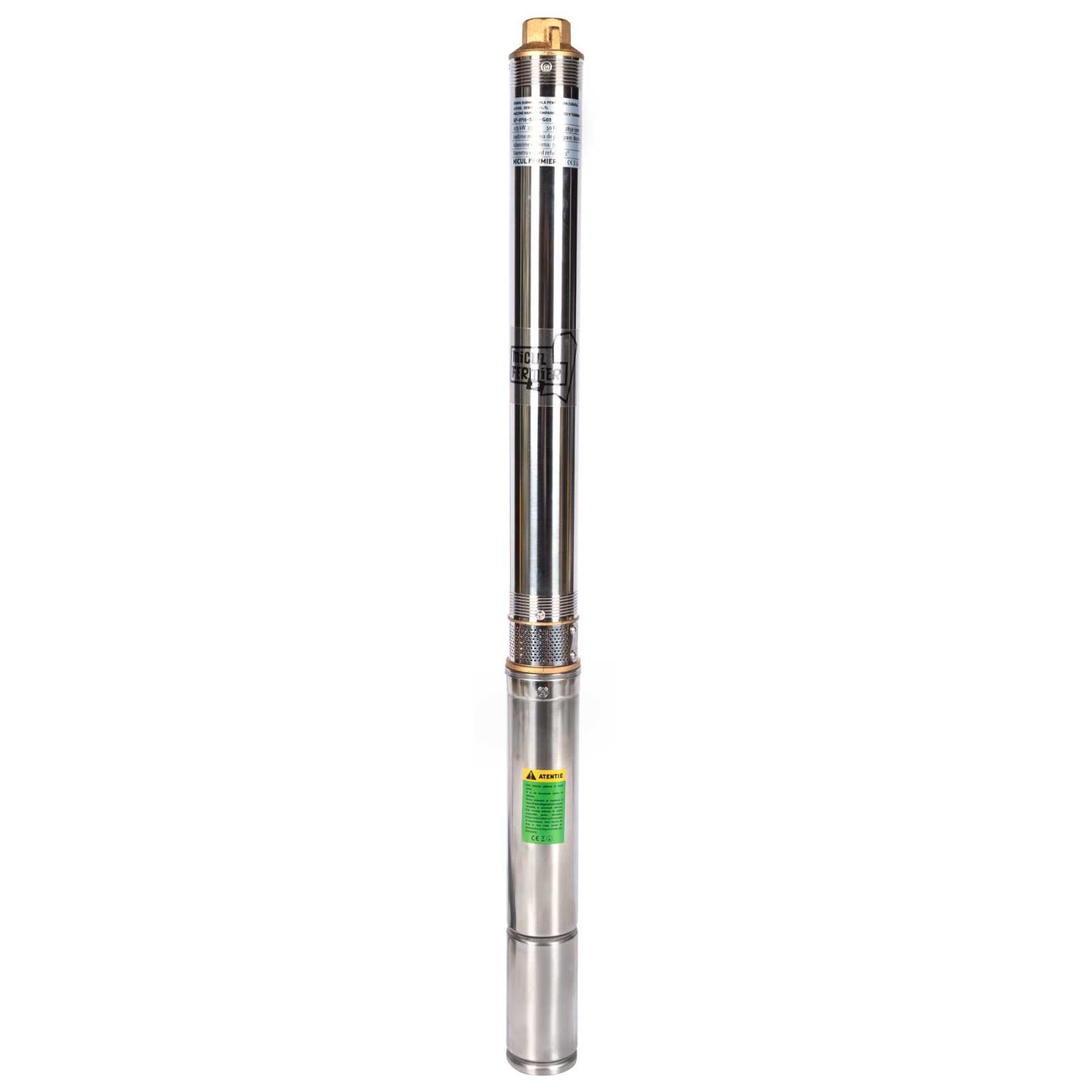Pompa submersibila pentru apa, 0.75KW, debit 3600l/h, H80m, 17 turbine