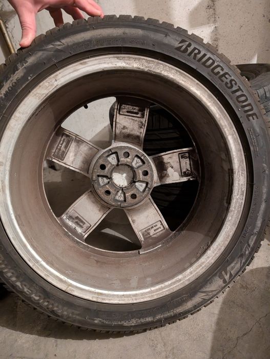 Jante originale Seat Altea / Altea xl cu Bridgestone iarna 225/45R17