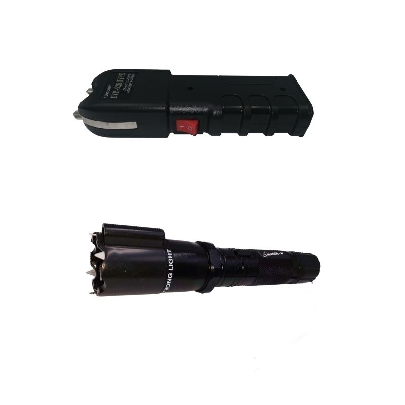Set autoaparare IdeallStore® , electrosoc laser si electrosoc ,negru