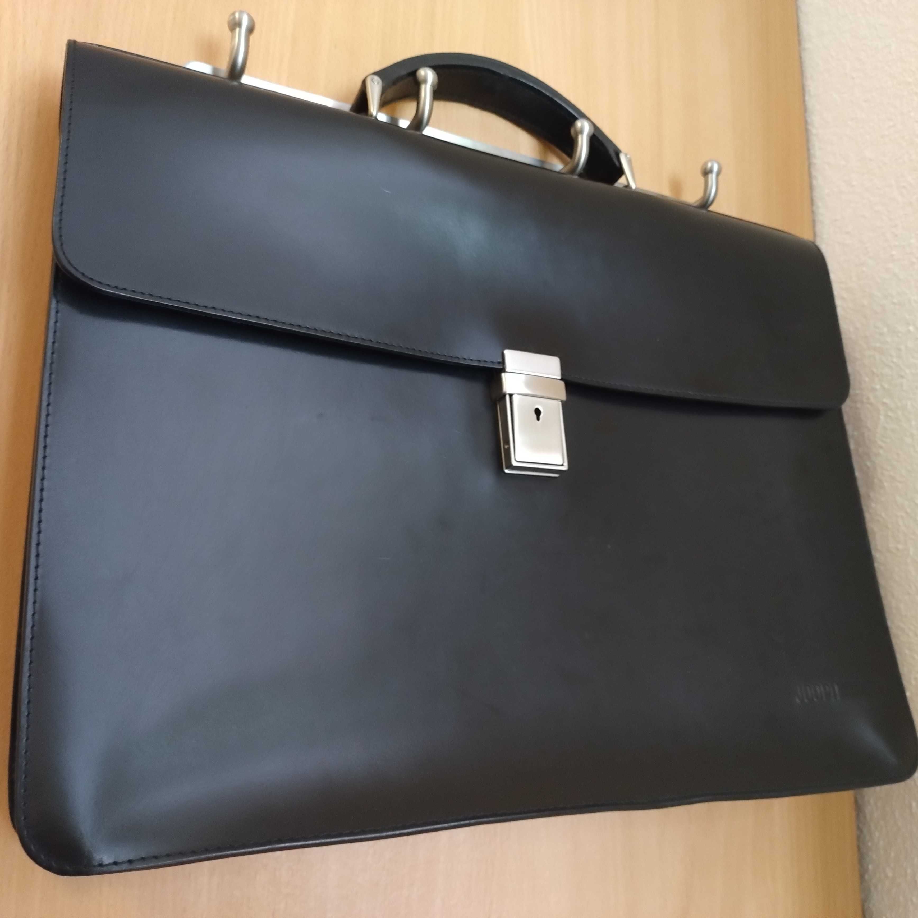 Noua servietă deluxe - Original Joop! leather brief case - nefolosita