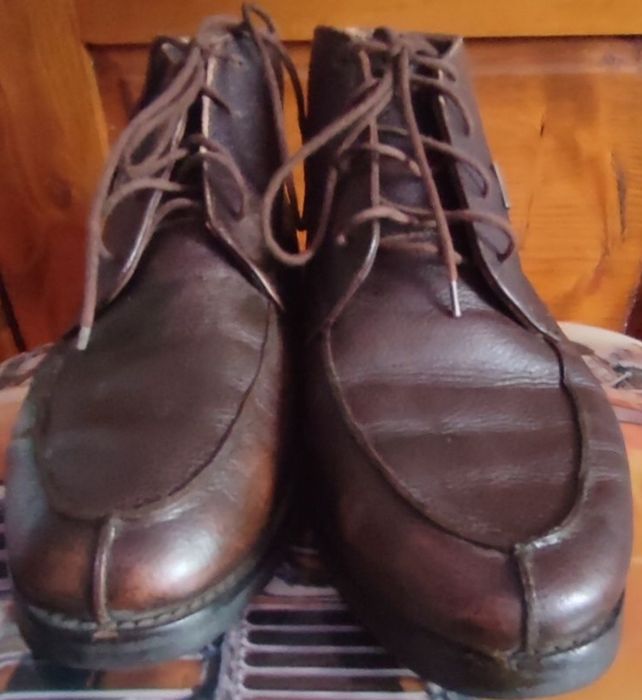 ghete piele goretex  42 maro imblanite