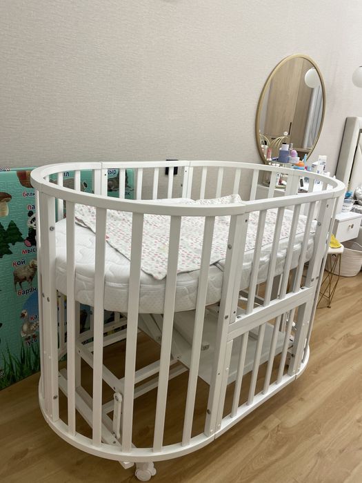 Манеж кровать трансформер, качели