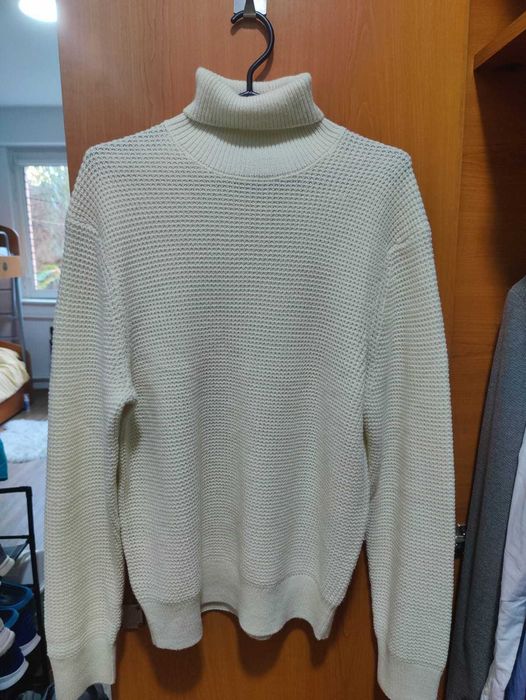 Helanca alba, C&A, barbati, marimea S