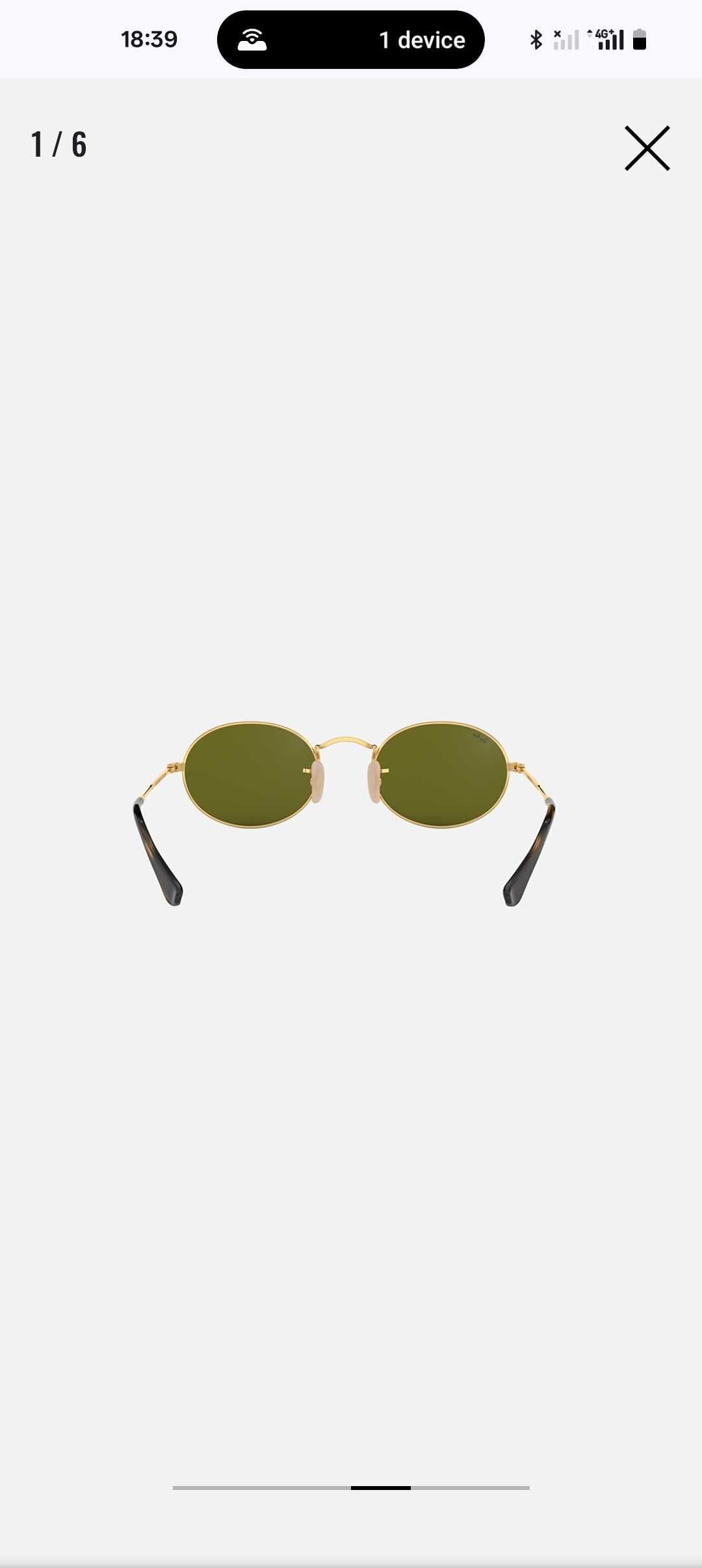 Солнцезащитные очки Rayban RB 3547-N 001