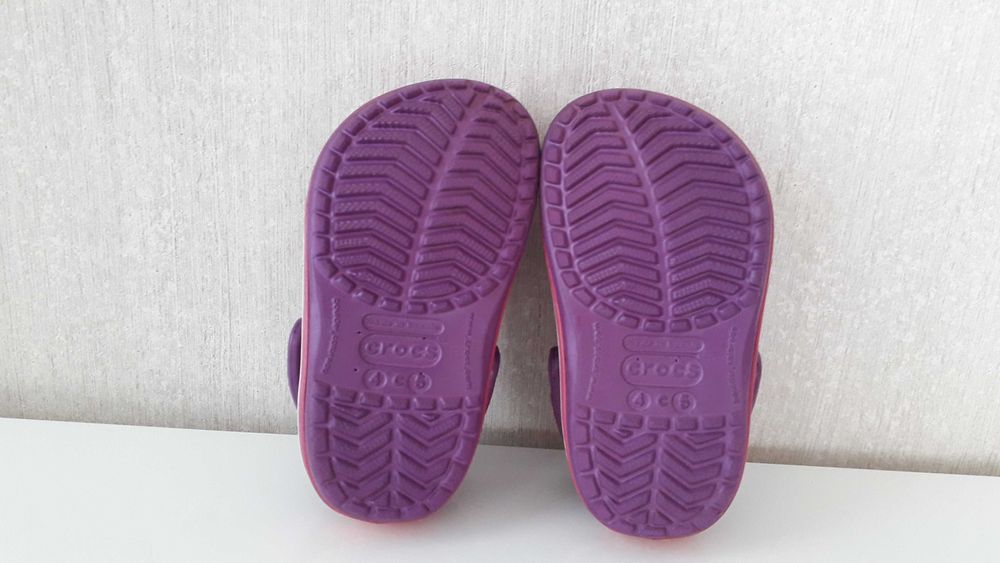 papuci copii/fetite crocs crocband c4-5 impecabili
