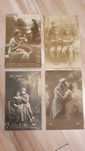 Lot 4 carti postale / fotografie soldati WWI, Primul Razboi mondial