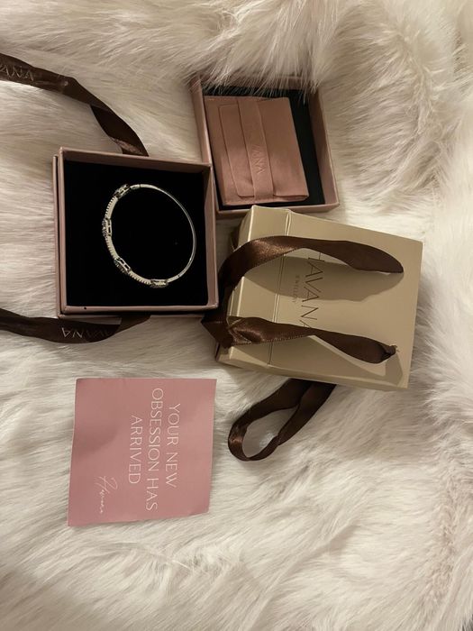 Bratara cu pietre swarovski placata cu argint 925