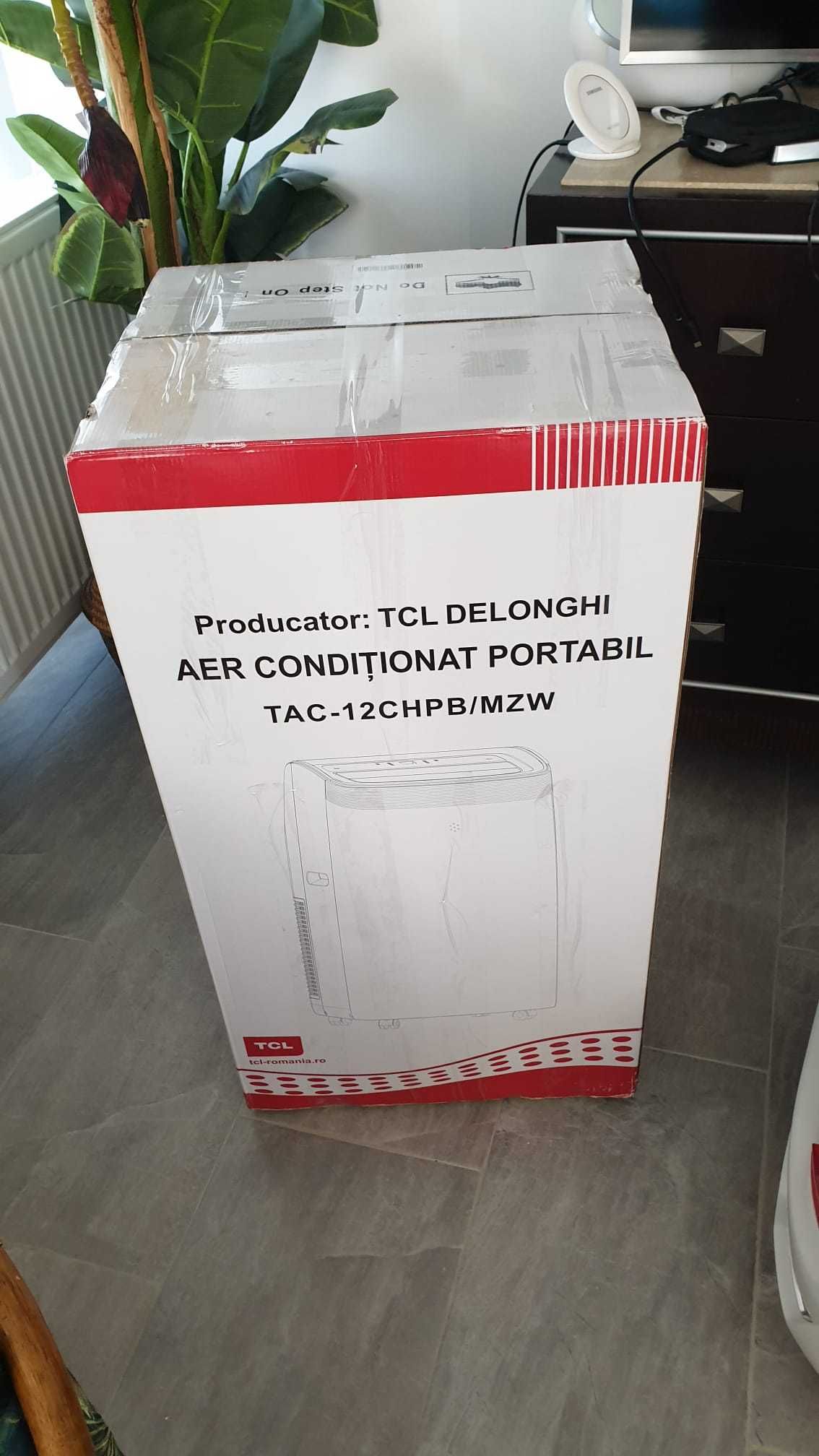 Aer conditionat portabil TCL-DeLonghi, TAC-12CHPB/MZW 12000 BTU