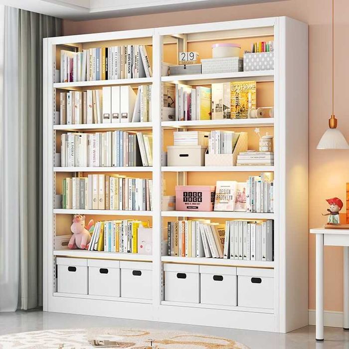 Многоуровневый книжный шкаф из металла/Шкаф для хранения книг и бумаг