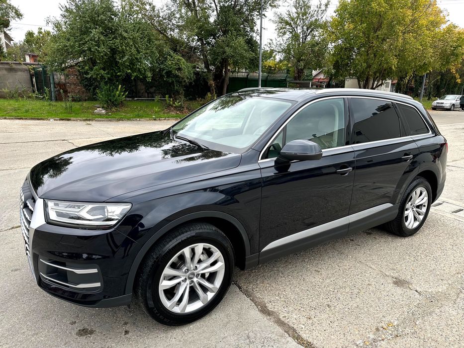 Audi Q7-2017-3.0 diesel/286CP-bord virtual-interior maro/crem-SUPERBA!