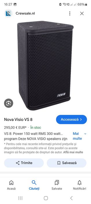 Boxe profesionale Nova VS 8