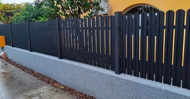 Construim garduri stil jaluzea șipcă metalică tablă cutată