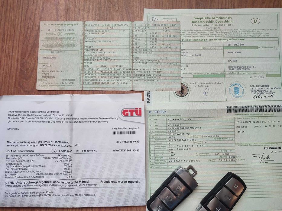 Vw Passat 2010 B6 2.0 TDI 140CP Euro 5