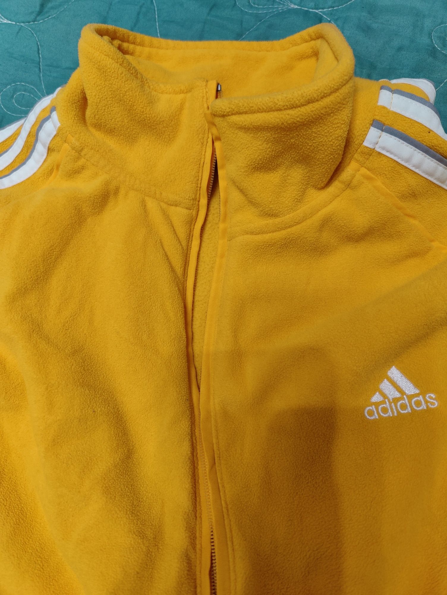 Adidas original олимпийка, флисовая, теплая