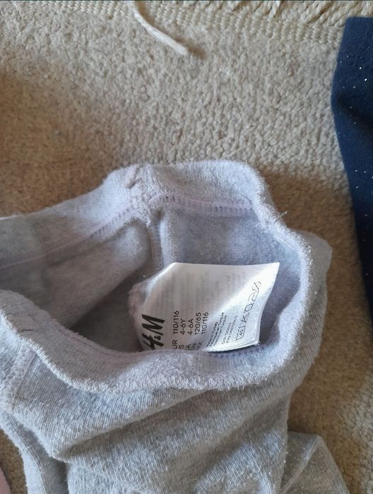 set 6 pantaloni ciorapi fata 110 116 4 5 6 ani h&m lupilu little kids