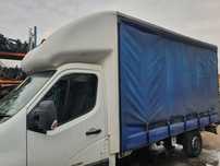 Bena cu usi pe spate și prelată pe role lift hidraulic master Iveco Me