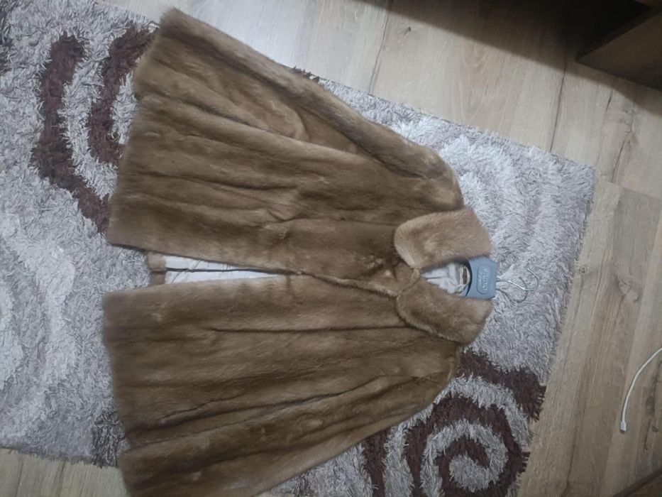 Haina de nurca  bej inchis