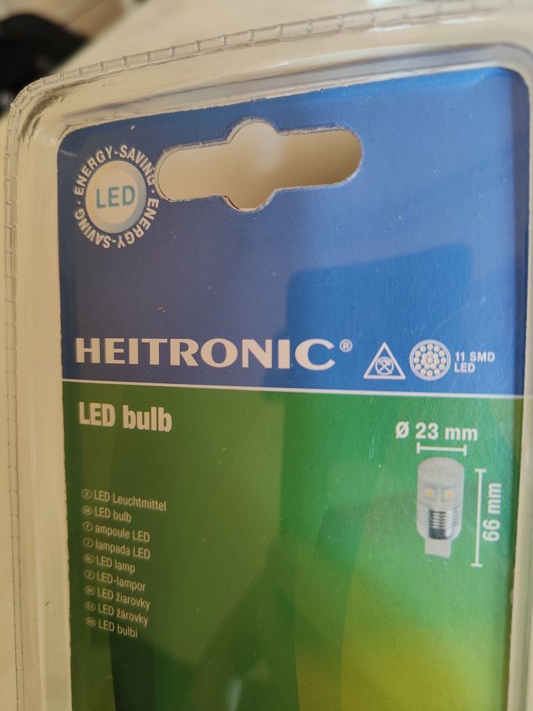 NOUĂ / Lampa LED / Heitronic LED G9, 3W, 230V, 3000 Kelvin - GERMANIA