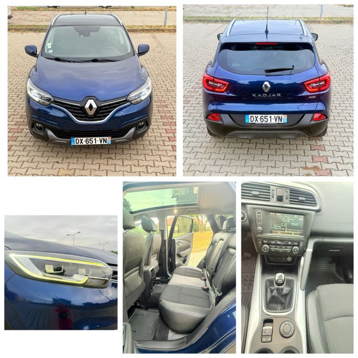 Renault•Kadjar•4x4•Panoramic•2016•Led•Navi/Gps•Bi-xenon•Piele•Camera•