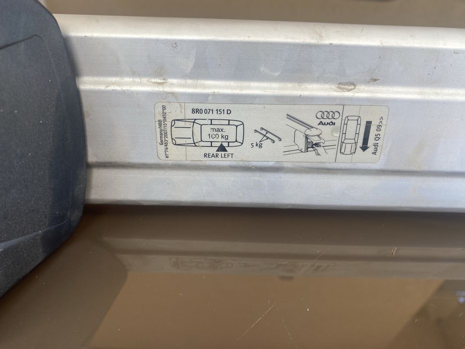 Bare transversale porbagaj audi