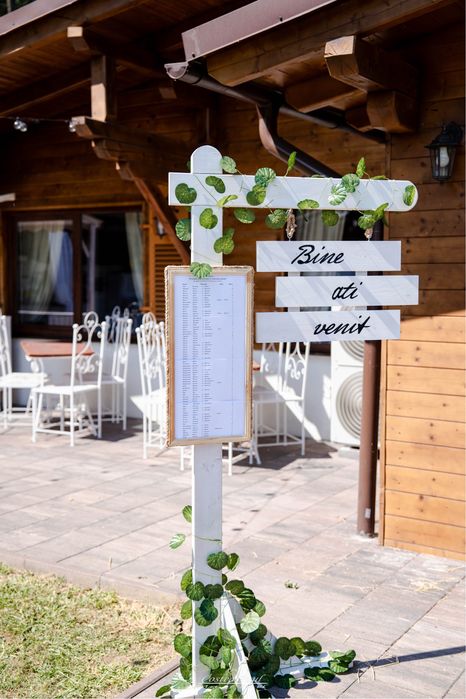 Panou nunta lista invitati