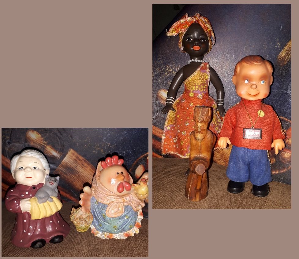 Куклы, копилки, дерево СССР